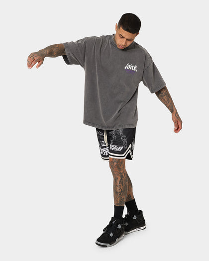 Goat Crew Patchwork Shorts Black/White