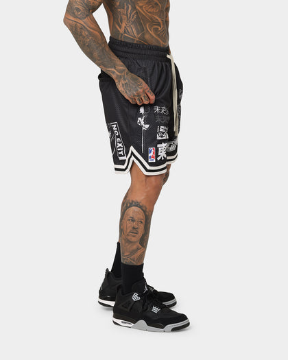 Goat Crew Patchwork Shorts Black/White