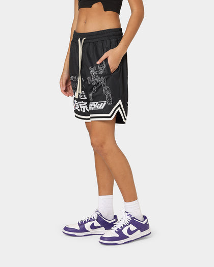 Goat Crew Patchwork Shorts Black/White