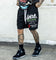Loiter Void Multi Logo Walk Shorts Black