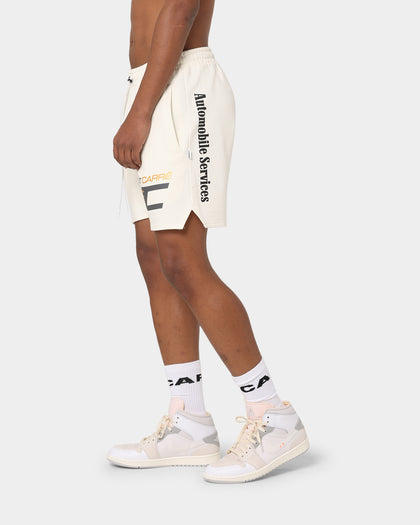 Carré Automobile Sweat Shorts Off White
