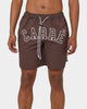 Carré Arc La Plage Shorts Dark Brown