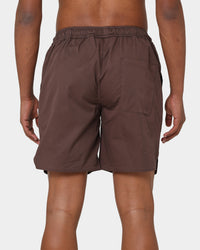 Carré Arc La Plage Shorts Dark Brown