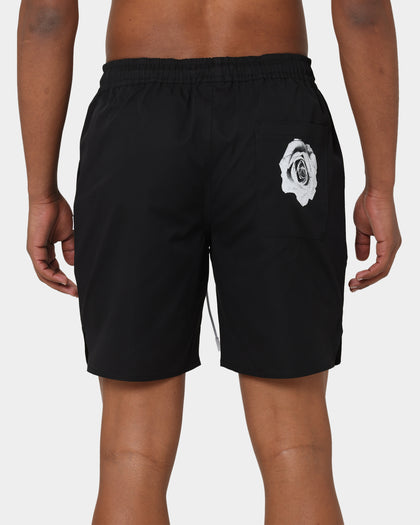 Carré Rose Bunch La Plage Shorts Black