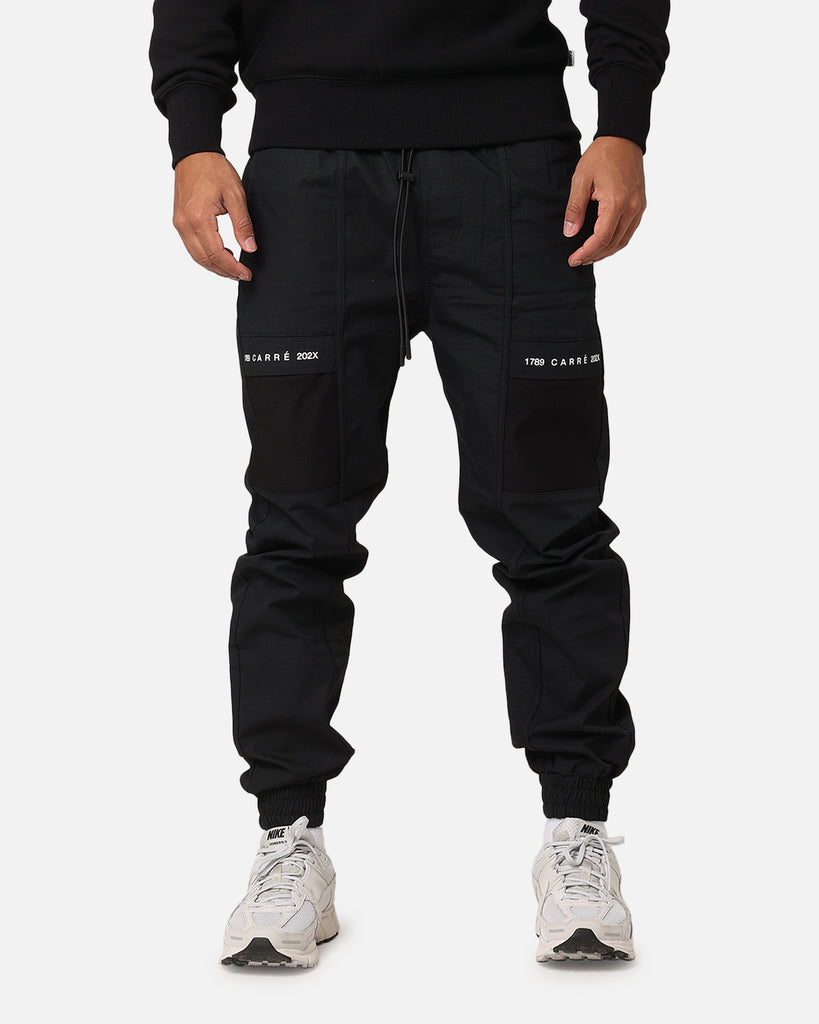 Carré 202X Cargo Jogger Pants Black | Culture Kings NZ