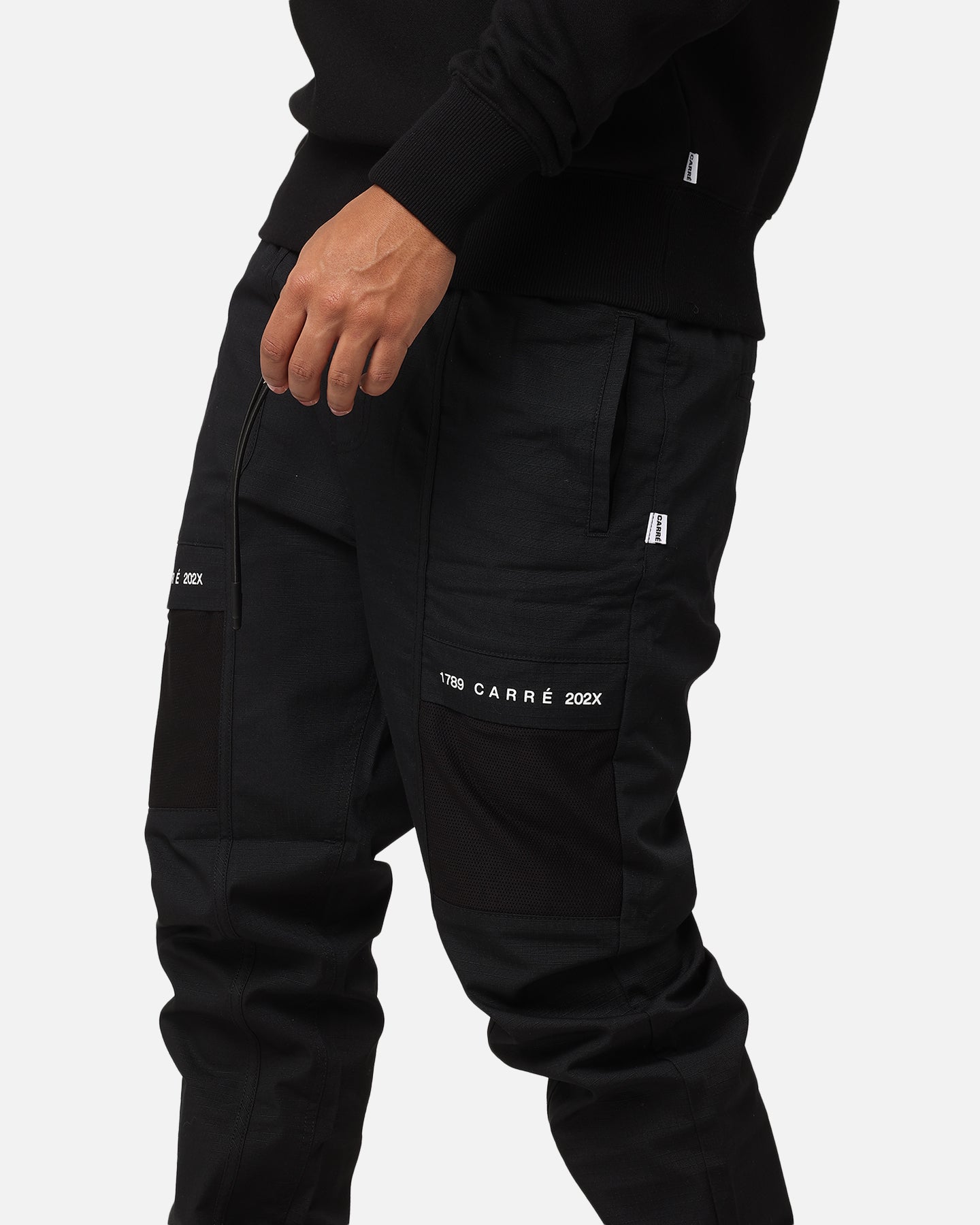 Carré 202X Cargo Jogger Pants Black | Culture Kings NZ
