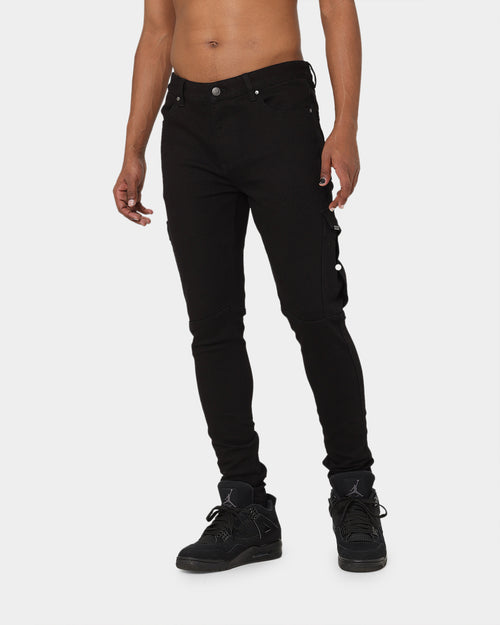 Carré Evolution Cargo Jeans Black