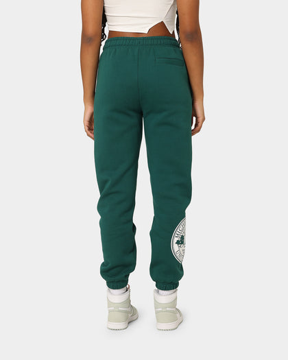 National Collegiate Athletic Association Michigan State University Spartans Women's W Letter Patch Tracksuits Rain Forest