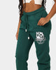 National Collegiate Athletic Association Michigan State University Spartans Women's W Letter Patch Tracksuits Rain Forest