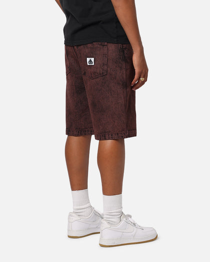 X-Large Bull Denim 91 Shorts Burgundy