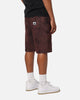 X-Large Bull Denim 91 Shorts Burgundy