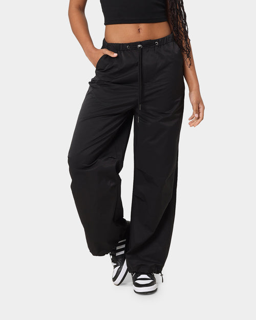 MNML Women's Parachute Pants Black
