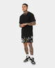 MNML Paisley Knit Shorts Black