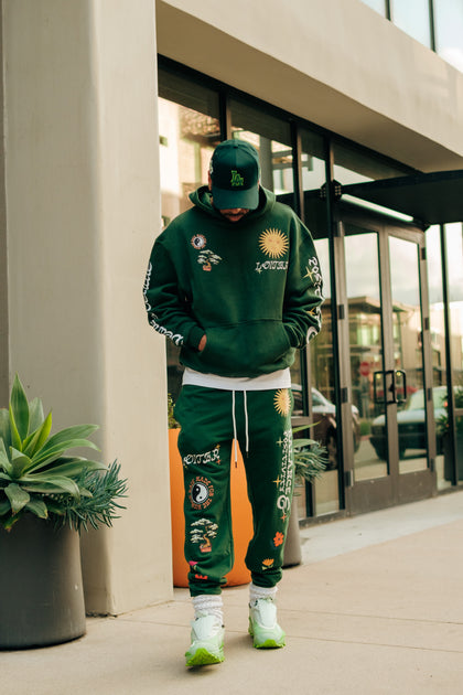 Loiter Peace Walker Trackpants Green