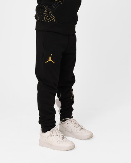 Jordan Kids' Holiday Shine Fleece Track Pants Black