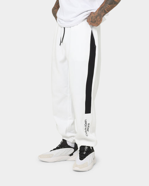 Calvin Klein Stacked Colourblock HWK Pants Bright White/Ck Black