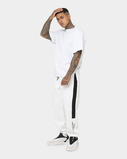 Calvin Klein Stacked Colourblock HWK Pants Bright White/Ck Black
