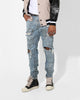 Saint Morta Acid Destroyer Jeans Blue/Black
