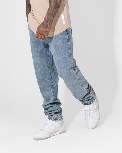 Saint Morta Empire Relaxed Jeans Blue Stonewash