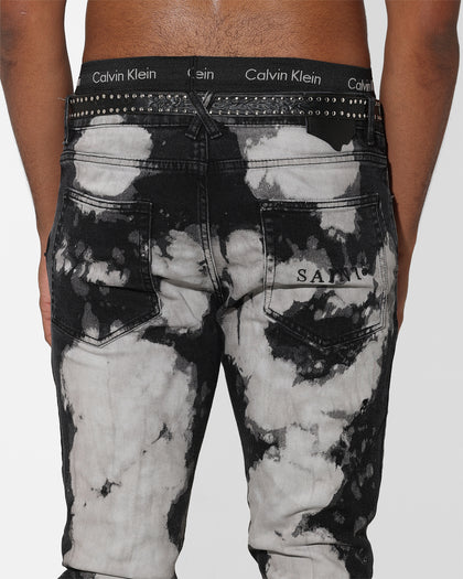 Saint Morta Splat Jeans Black/Grey