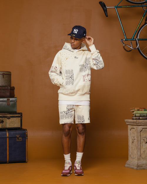 Carre Fragment Paisley Shorts Off White