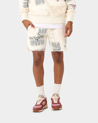 Carre Fragment Paisley Shorts Off White