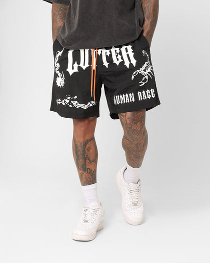 Loiter Sketch Book Walk Shorts Black