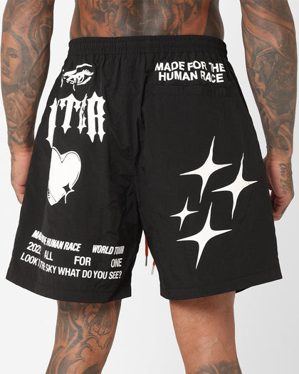 Loiter Sketch Book Walk Shorts Black