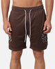 Saint Morta La Rambla Basketball Shorts Dark Brown