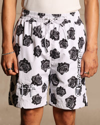Saint Morta Vintage Rose Beach Shorts White