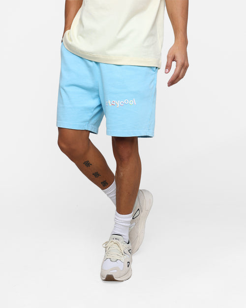 STAYCOOLNYC Classic Mineral Cotton Shorts Electric Blue