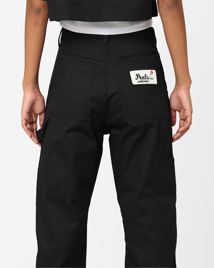 X-Girl Women's Peels Painter Pants Black