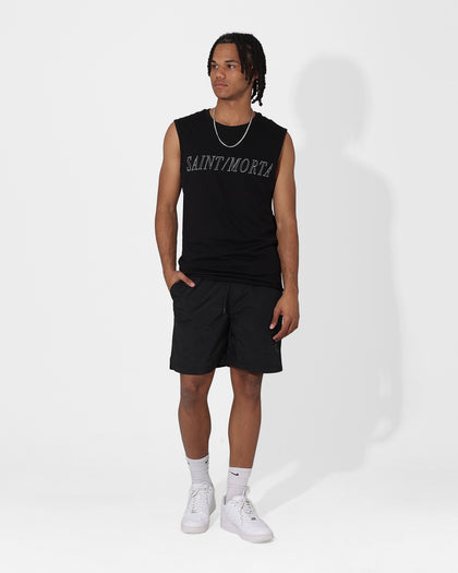 Saint Morta Westside Allstar Beach Shorts Black/Black