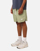 Nike Sports Essentials Club Woven Lined Flow Shorts Oil Green/White