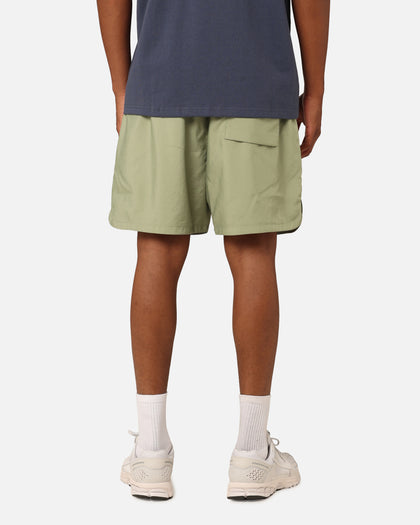 Nike Sports Essentials Club Woven Lined Flow Shorts Oil Green/White