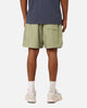 Nike Sports Essentials Club Woven Lined Flow Shorts Oil Green/White