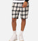 Carre Daily Shorts Grey Plaid
