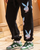 Playboy By Culture Kings Lit Bunny Track Pants Black