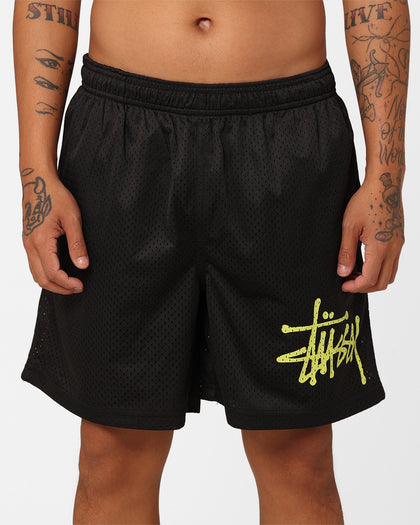 Stussy Graffiti Mesh Shorts Black