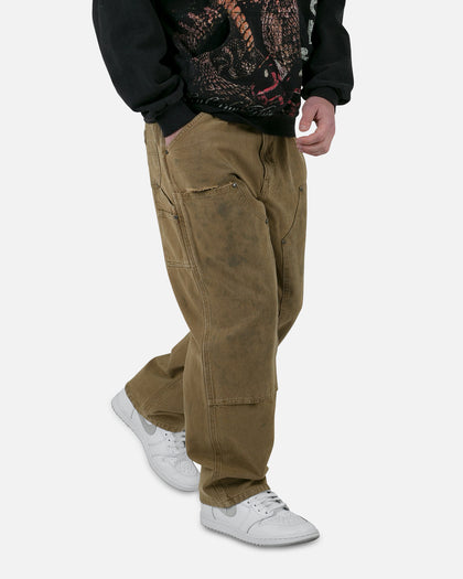 MNML Vintage Double Knee Pants Khaki