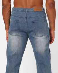 XXIII Matthew Distressed Jeans Blue Distressed