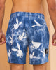 Playboy By Culture Kings Vacay Shorts Light Blue Tye