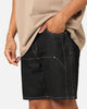 Carre Construct Denim Shorts Black