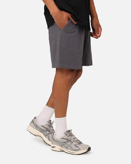 Carre Luxe Linen Shorts Grey