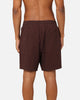 Carre Luxe Linen Shorts Brown