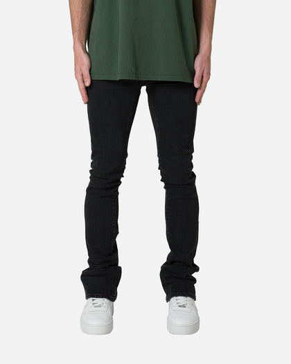 MNML X491 Convertible Skinny Denim Jeans Washed Black
