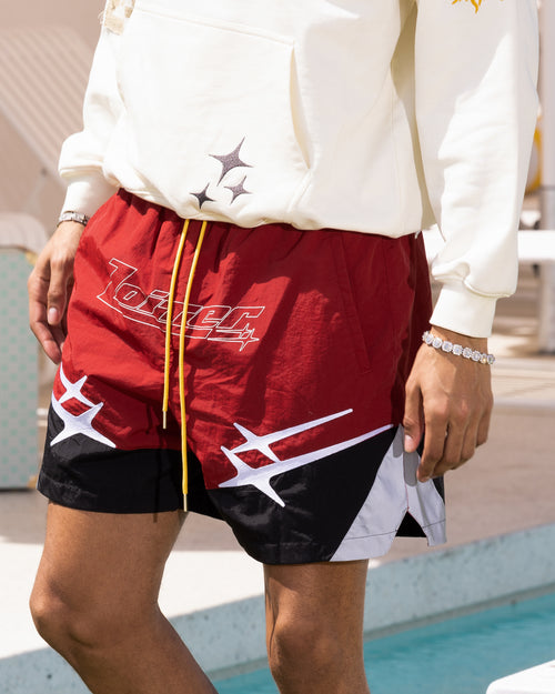 Loiter Starwalker Walk Shorts Red