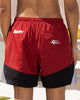 Loiter Starwalker Walk Shorts Red