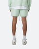 MNML Fuzzy Sweat Shorts Mint
