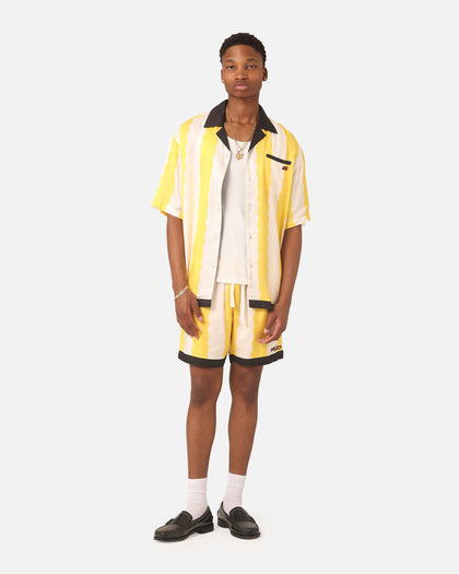 99 Cabana Bowling Shorts Yellow/Off White